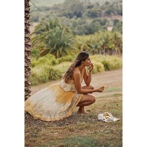 NEW FREE PEOPLE Sz M TWILIGHT EMBELLISHED EMBROIDE
